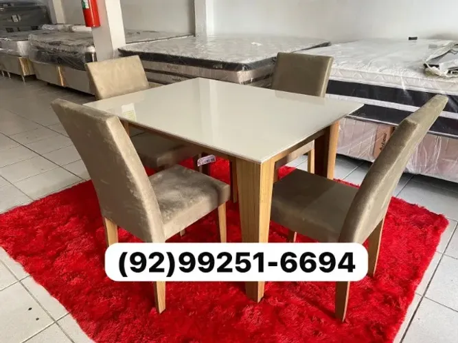 mesa de jantar 4 lugares 1.20x90
