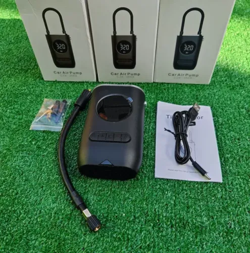 Calibrador Compressor Pneu Digital Carro Bike Moto Portátil - R$ 159,99