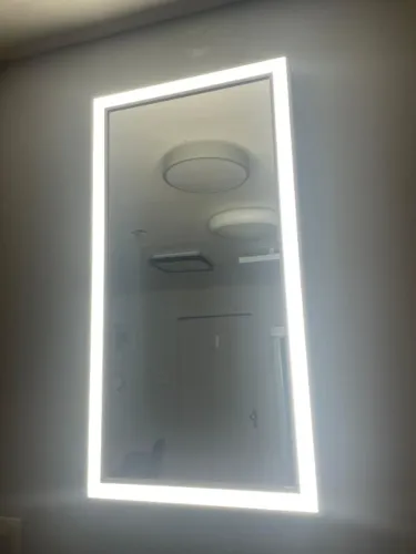 Espelho Retangular Camarim com LED  | Temperaturas de Luz amarela 