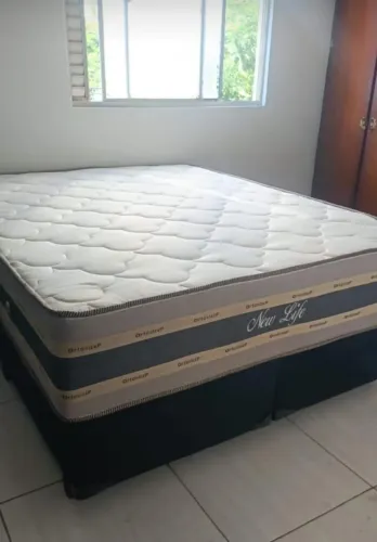 Colchão super king New Life com a base super king