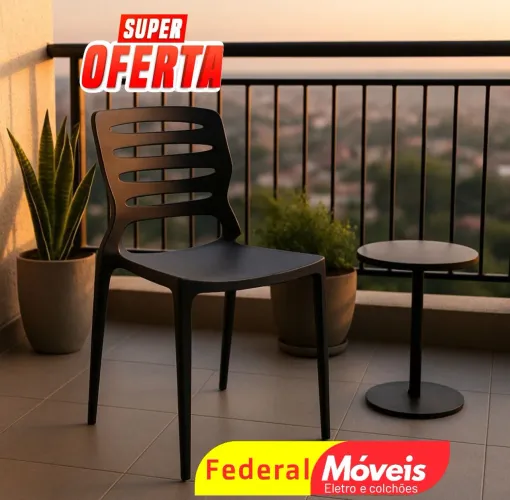 Cadeira Plástica Ville indispensável no seu espaço
