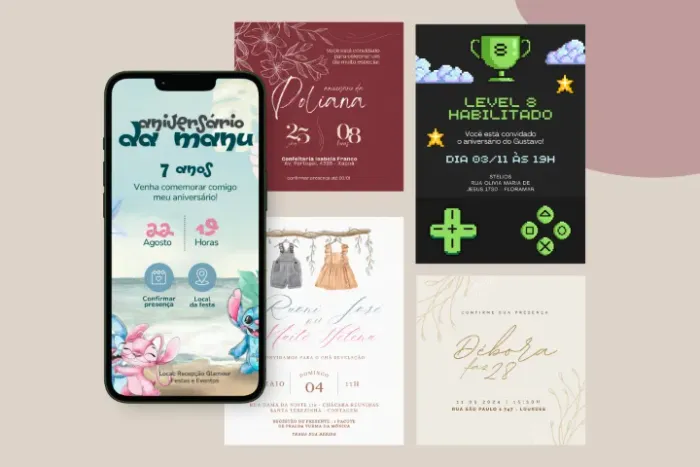Convite Digital Personalizado | Tradicional, Animado e Interativo