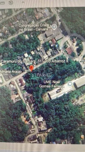Terreno em Santos (Caruara)  4.750 m² com água individual, cerca elétrica e gramado