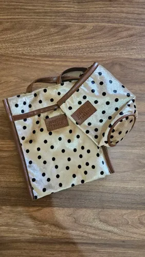 kit minilixeira + porta-garrafa para carro  josefina rosacor. novo