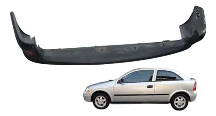 Parachoque Traseiro Renault Kangoo 1.6 2002 2003 Detalhe