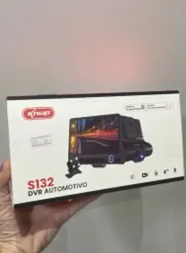 Dvr Automotivo Com Câmera Gravação Full Hd Frontal Ré Lcd 4 Knup S132 Loja Coimbra Entrega