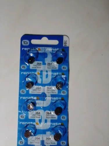 Kit de 8 pilhas botão Renata swiss made