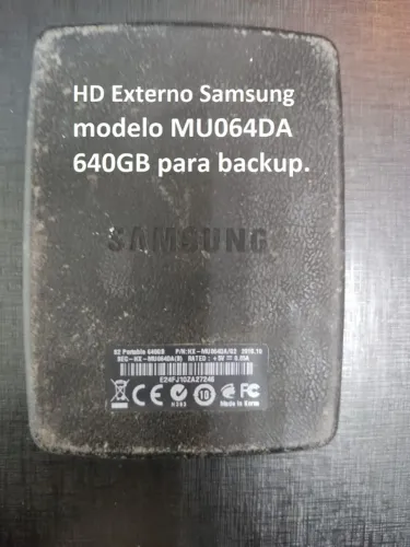HD Externo Samsung modelo MU064DA