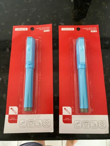 Caneta identificadora de nota falsa