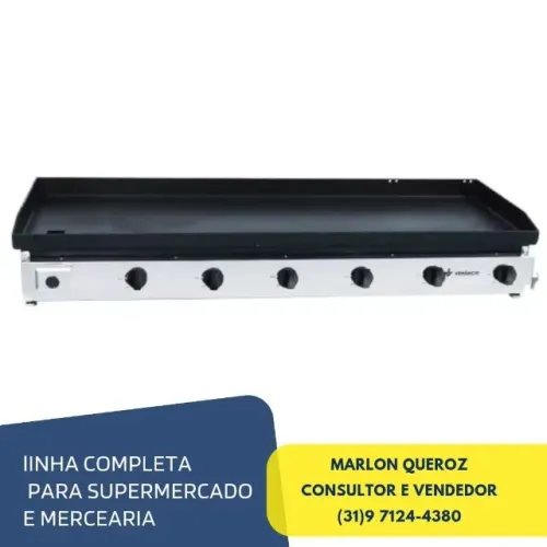 Chapa 1,40M Venâncio 6 Queimadores