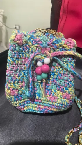Bolsas de crochê infantil 