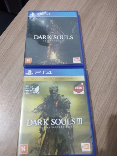 Dark Souls Remastered e Dark Souls 3 Playstation 4