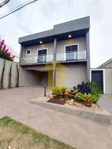 Sobrado de Luxo no Condomínio Village Damha II - São José do Rio Preto/SP - 3 Quartos, 3 S