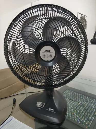 Ventilador Arno turbo silencio Maxx 40 ts40 preto 40cm