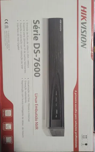 NVR HIKVISION 4 CANAIS POE - PROFISSIONAL