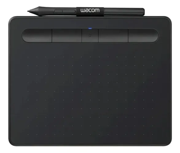 Mesa Digitalizadora Wacom Intuos, Pequena, Caneta Wacom Pen 4K, 2540 LPI, Preto - CTL4100