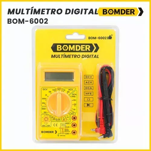 Multimetro Digital Para Medição E Tensão Continua /alternada