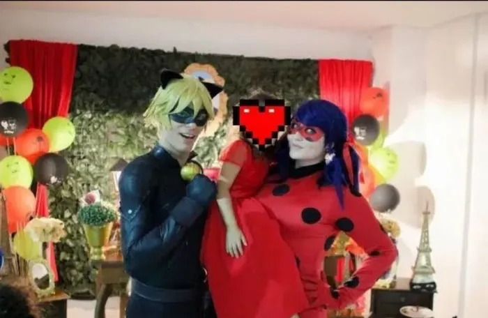 Lady bug e cat noir na sua festa