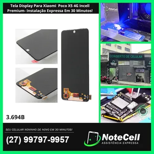 Tela Display Para Xiaomi  Poco X5 4G Incell Premium