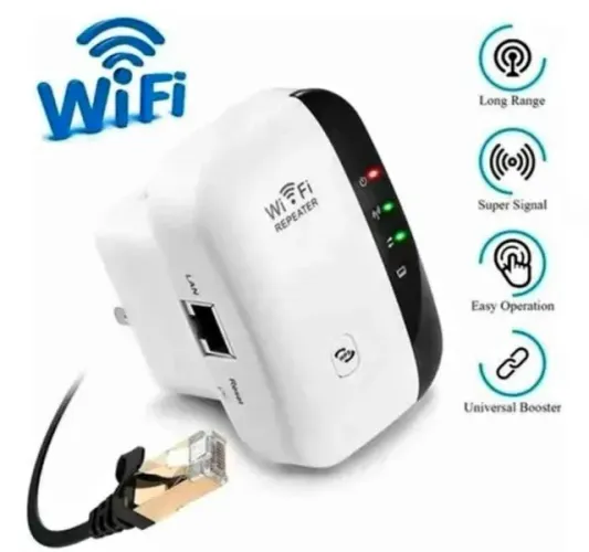 Repetidor de Sinal Wi-Fi 300Mbps - Amplificador de Internet