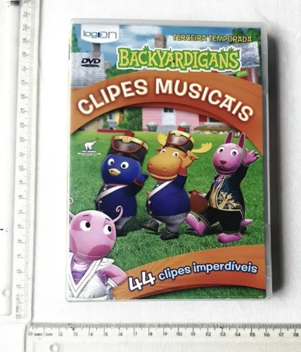 Dvd Original Infantil - Desenho - Backyardigans - Clipes Musicais - Usado 