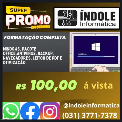 Manutenção de computadores e notebooks