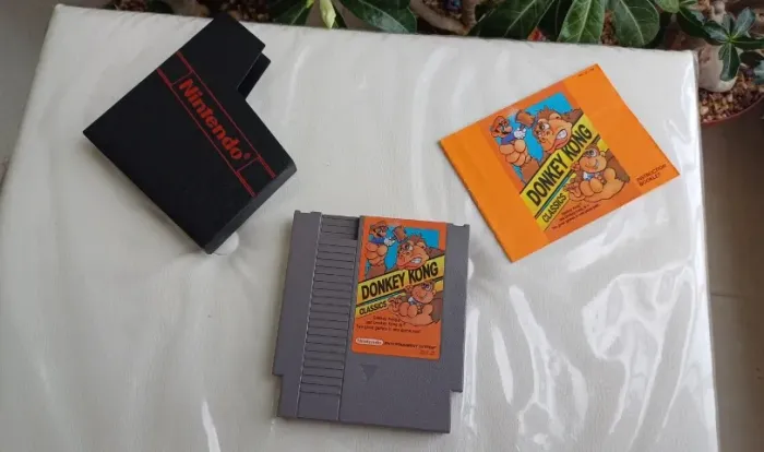 Cartucho Donkey Kong Classics Nes + Slave + Manual Impecável