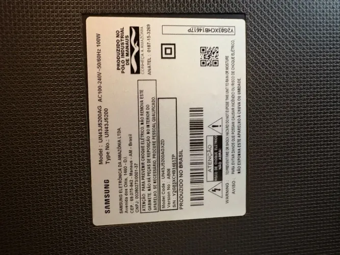 TV Samsung 43? Full HD - Display com defeito (para conserto ou peças)
