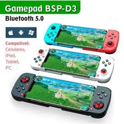 Gamepad Bluetooth BSP-D3 para Celular, iPad e PC