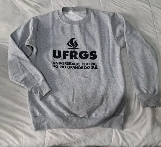 moletom cinza da UFRGS (tam. único)