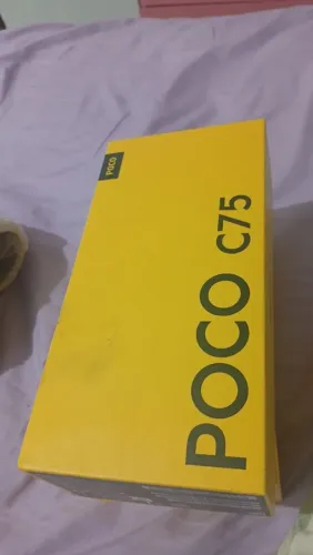 Celular xaiiome poco c75 256 gb celular comprado na caixa nunca foi trocado tela ou aberto