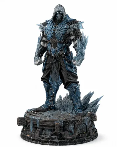 Sub-zero Actio figure 40cm pintado por Liber Works base diorama 