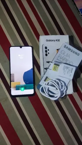 Smartphone Samsung Galaxy A32 128Gb Celular 4gb RAM Funcionando Perfeitamente<br>
