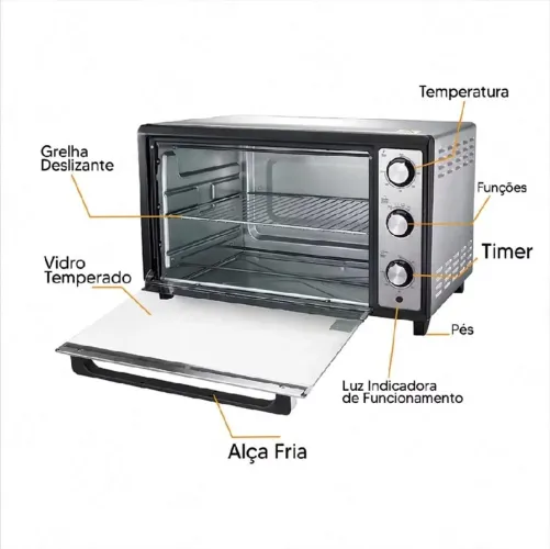 Forno Elétrico Philco 65L