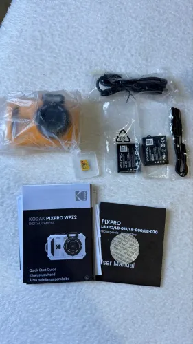 Kodak PIXPRO WPZ2 Nova 16MP | Flash Não Funciona | 2 Baterias + Cartão 16GB