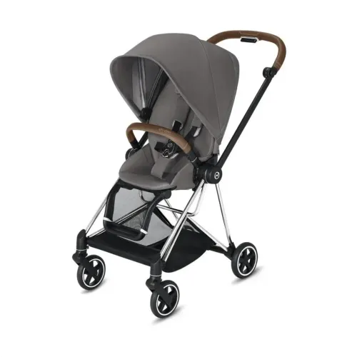 Carrinho De Bebê Cybex Mios 3 Chrome & Brown/Grey