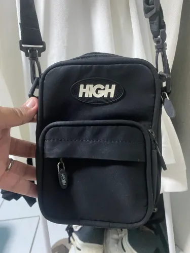 shoulder bag da High Company Essential Black em tecido preto