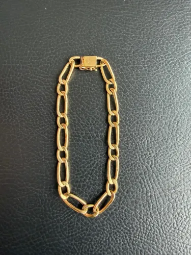 Pulseira de Ouro 6.5 Gm 18K Novissima