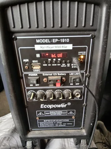 Caixa amplificador ecopower ep-1910 ABAIXEI PRA SAIR RÁPIDO 200 REAIS