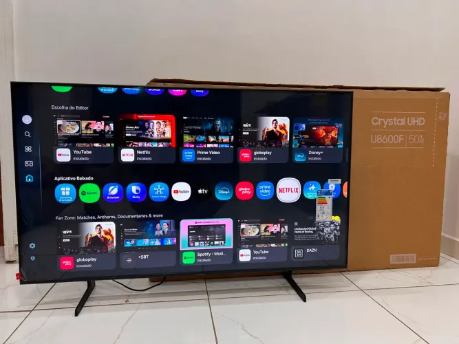 Tv smart 50 Samsung Crystalk completa (entrego)