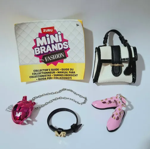 Mini Brands Fashion para Barbie! Kit com 4 itens mais catálogo 