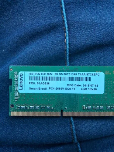 Memória ram 4giga,ddr4 para notebook