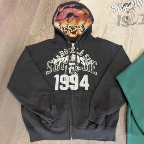 Moletom de zíper Supreme X Margiela six