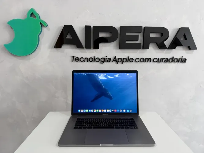 MACBOOK PRO, CORE i9, 32 GB, 512 SSD, 15.4 POLEGADAS, TOUCH BAR E TOUCH ID 