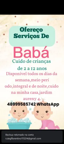 Babá na minha casa!