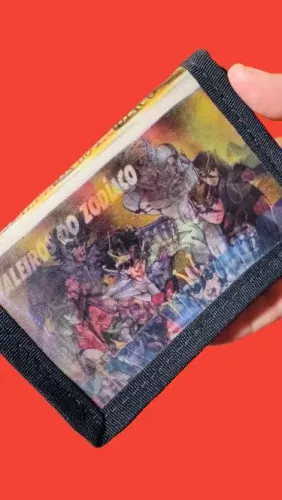 carteira holográfica cavaleiros do zodíaco original dos anos 90 ( nunca usada)
