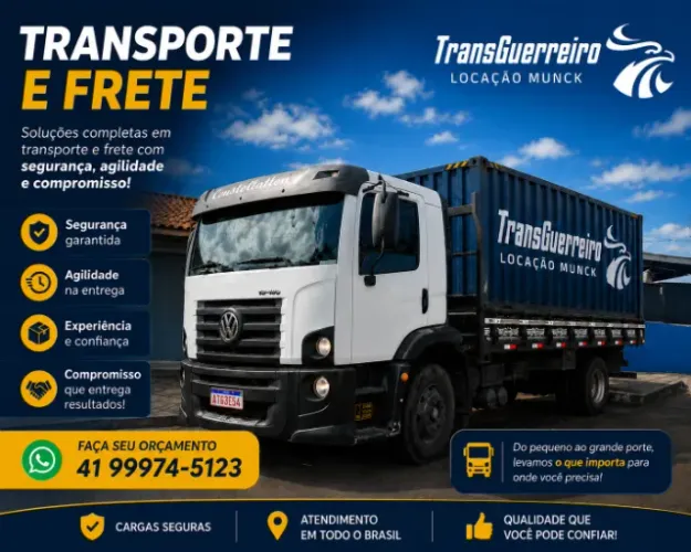 Frete e transportes TransGuerreiro.