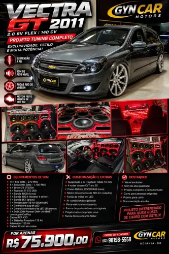 Chevrolet Vectra GT 2.0 MPFI 8V Flexpower Mec. 2011
