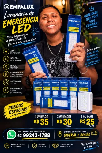 Luminária de Emergência
