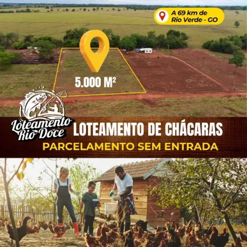LOTES PARA CHÁCARA OU RANCHO SEM ENTRADA